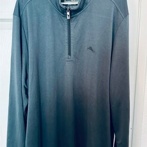 Tommy Bahama Blue Quarter-Zip Pullover